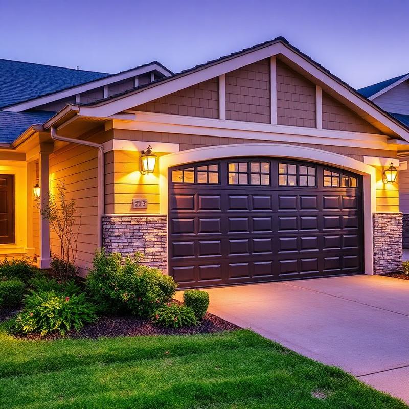 Carriage style garage door